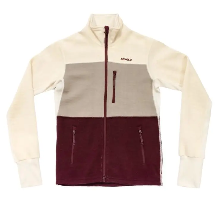 Devold Thermo Wool Jkt Wmn Port/raw White/stone