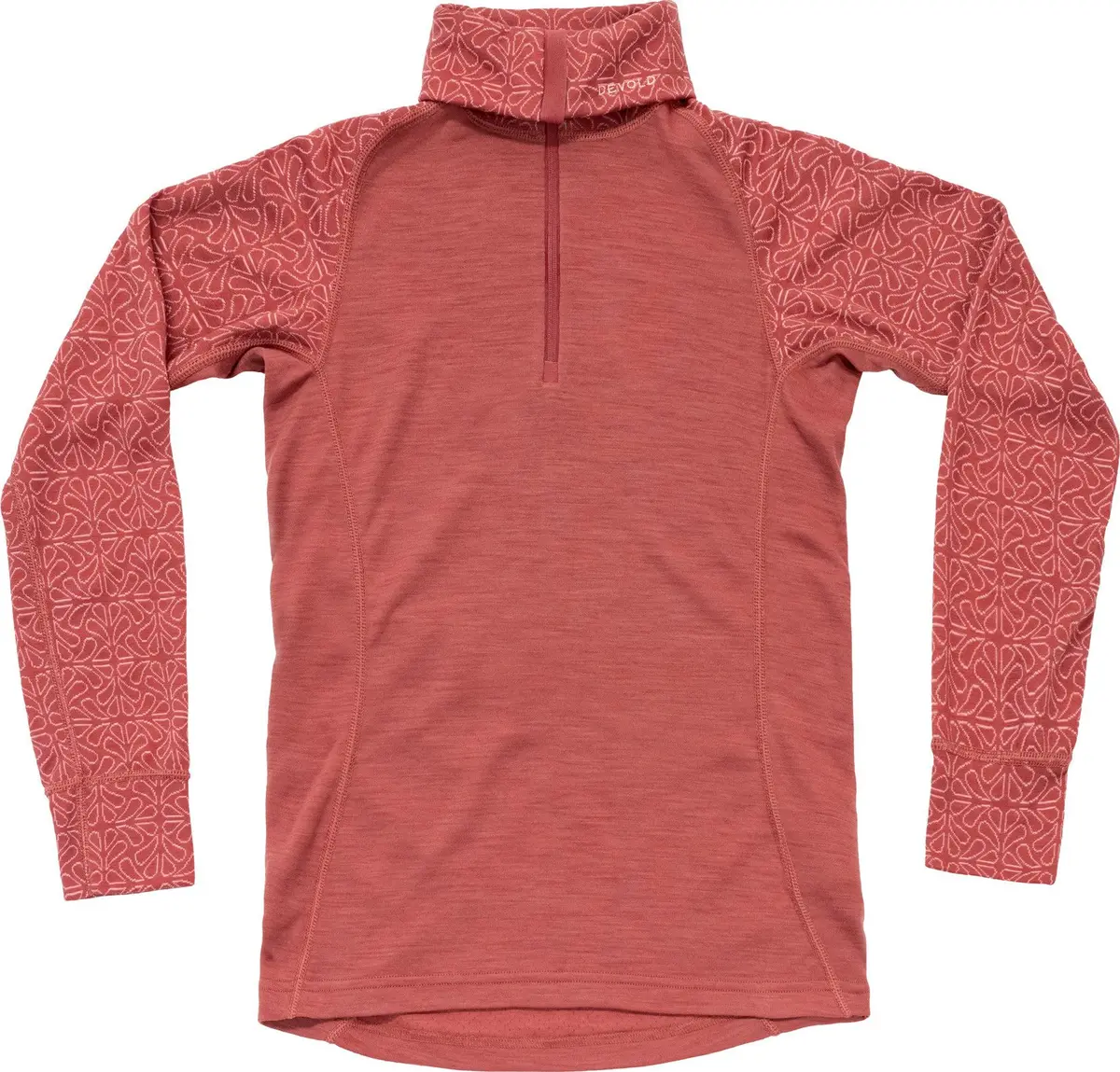 Devold Women's Duo Active Merino 205 Zip Neck Marsala