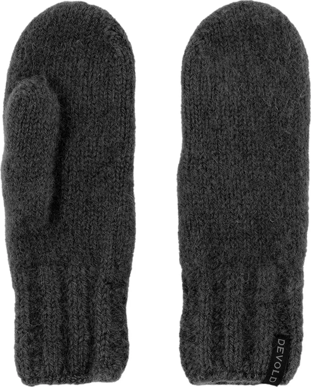 Devold Nansen Wool Mitten Anthracite