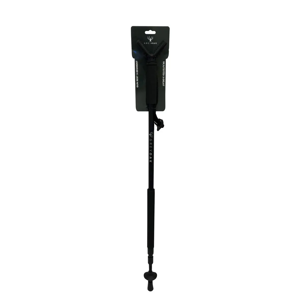 Grey Oak Gun Rest 3-segment Telescopic Black