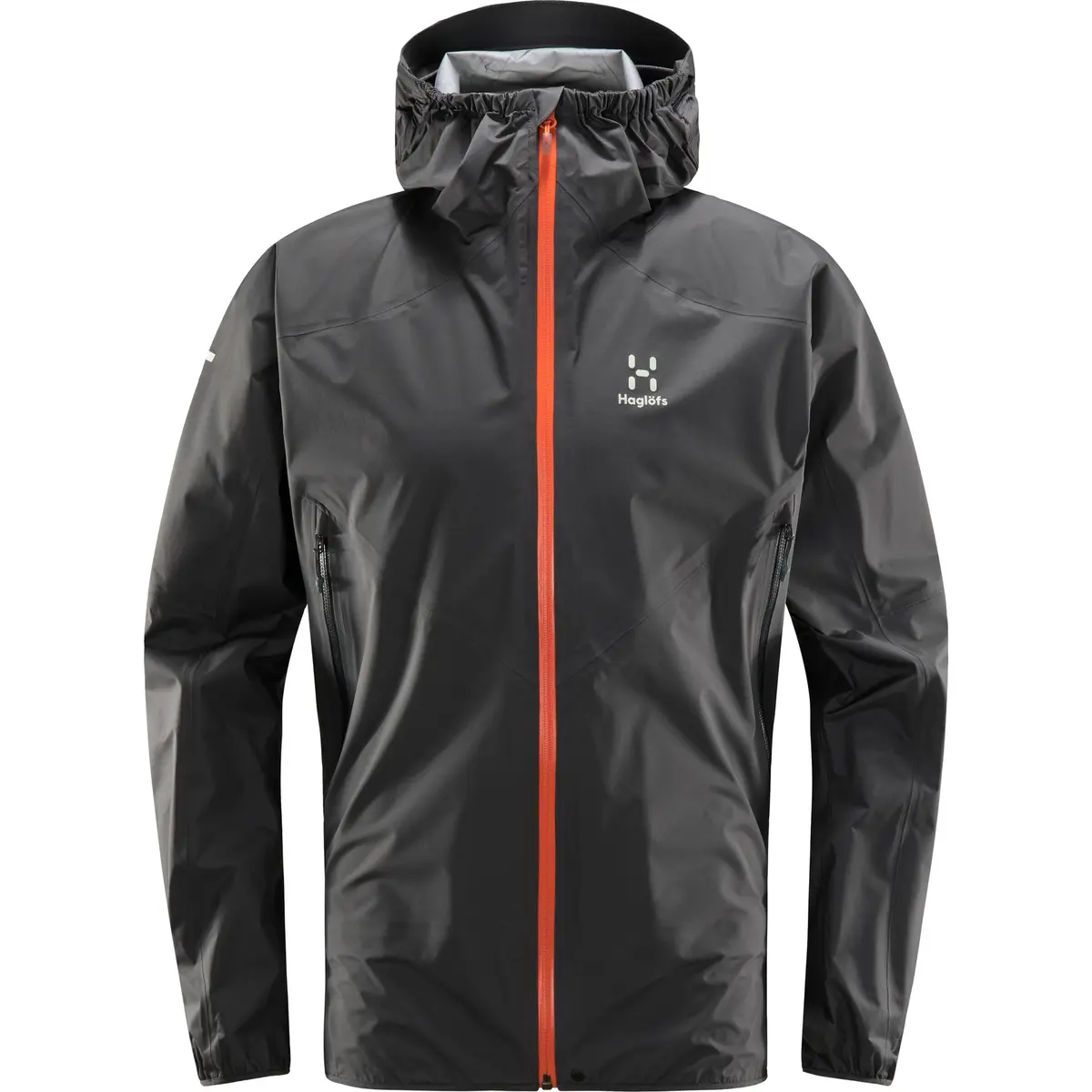 Haglöfs Men's L.I.M Comp Jacket Magnetite/Flame Orange