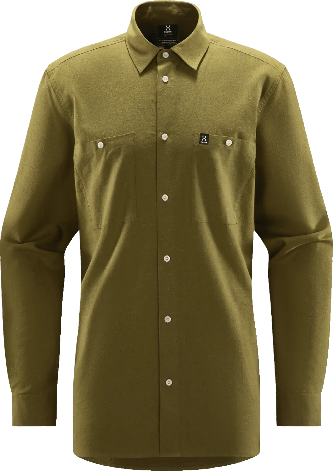 Haglöfs Men's Curious Hemp Shirt Olive Green