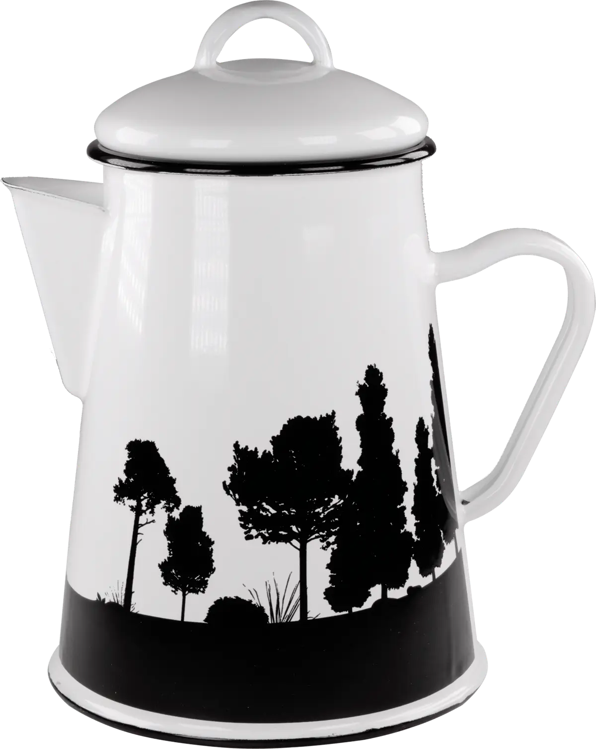 Hällmark Enamel Coffee Pot White