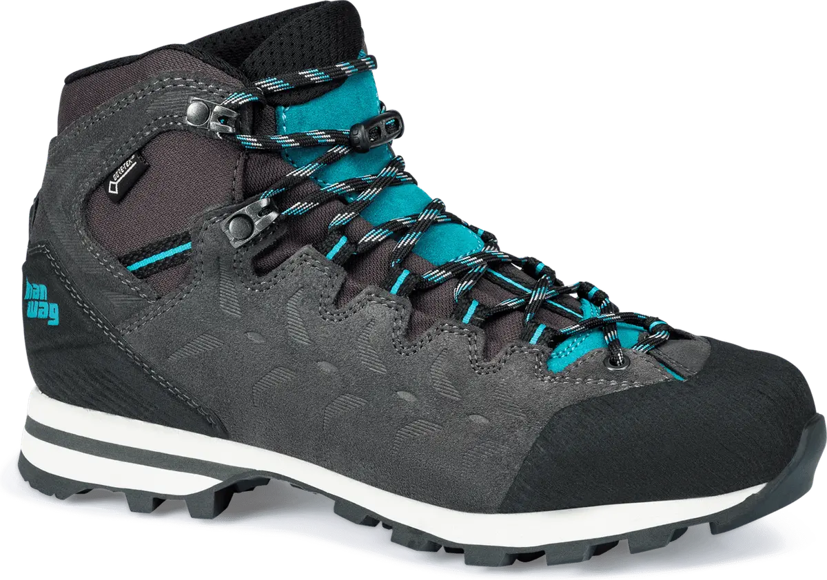 Hanwag Women's Makra Light Lady Gore-Tex Asphalt/Bluegreen