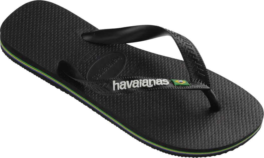Havaianas Men's Brazil Logo Black/Black