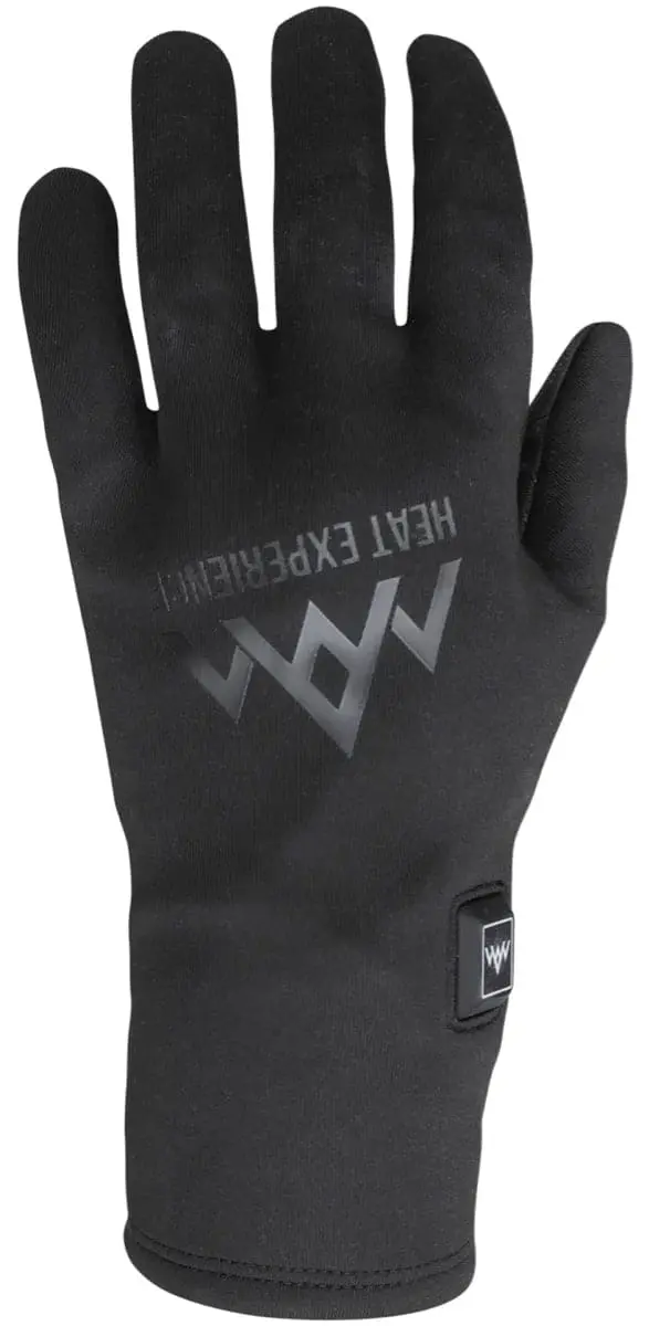 Heat Experience Unisex Heated Liner Gloves Black