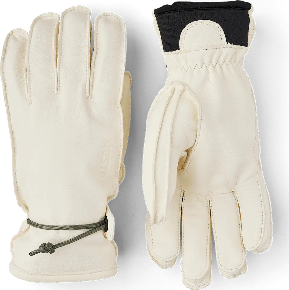 Hestra Wakayama 5-Finger Almond White/Almond White