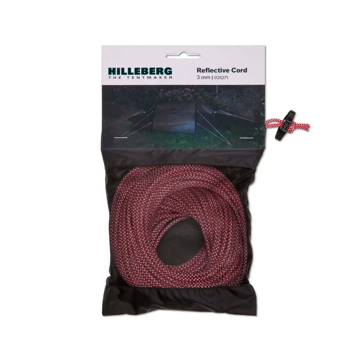 Hilleberg Reflexlina Ø 3 mm - 25 m Red / White