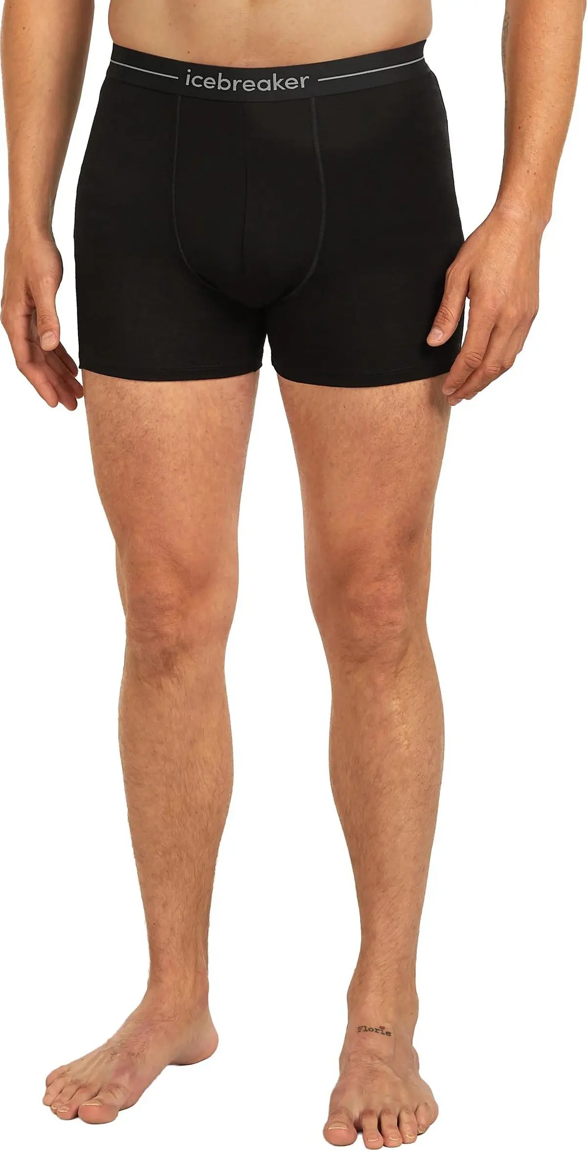 Icebreaker Men's Anatomica Boxers BLACK