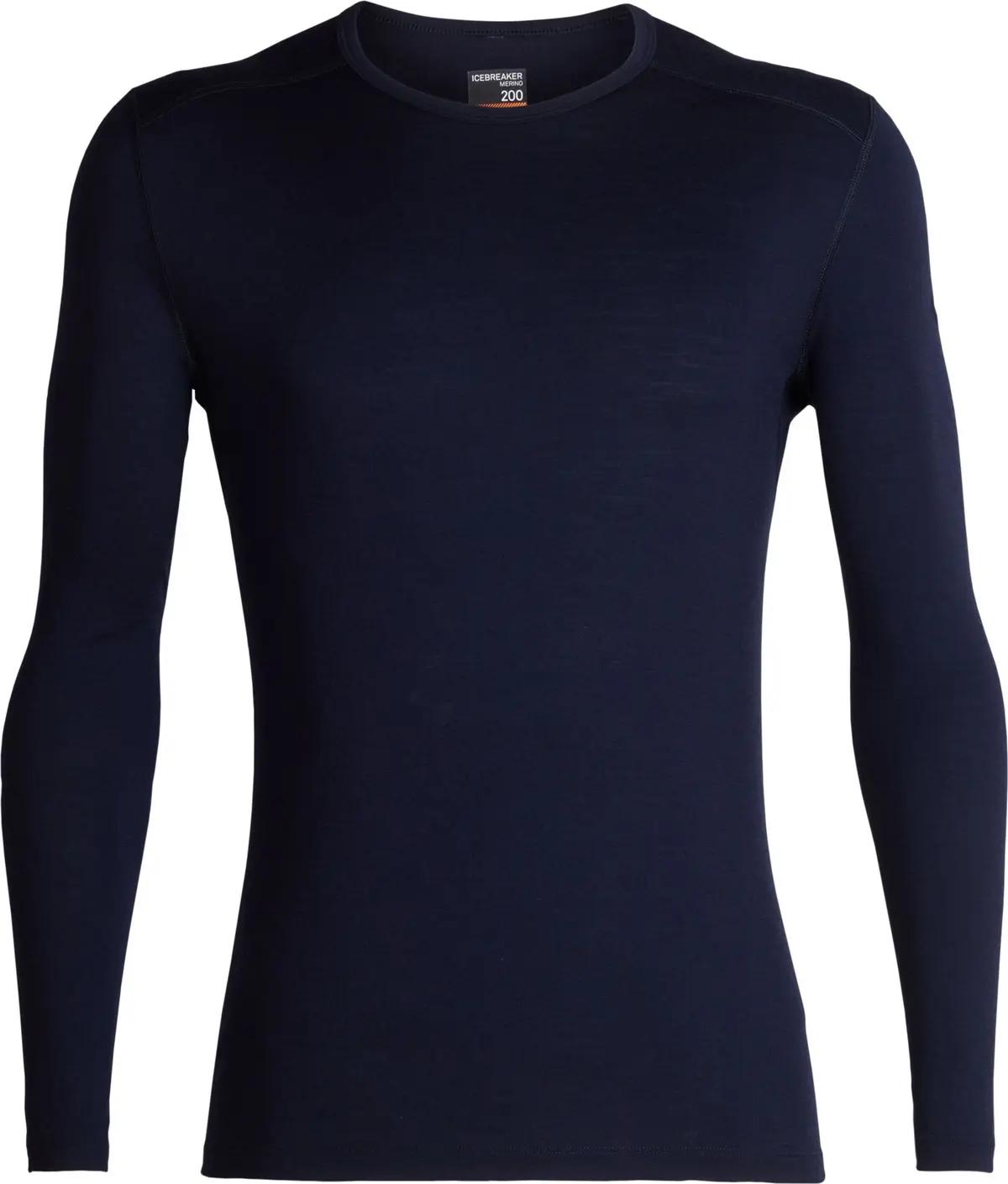 Icebreaker Men's 200 Oasis Long Sleeve Crewe Midnight Navy