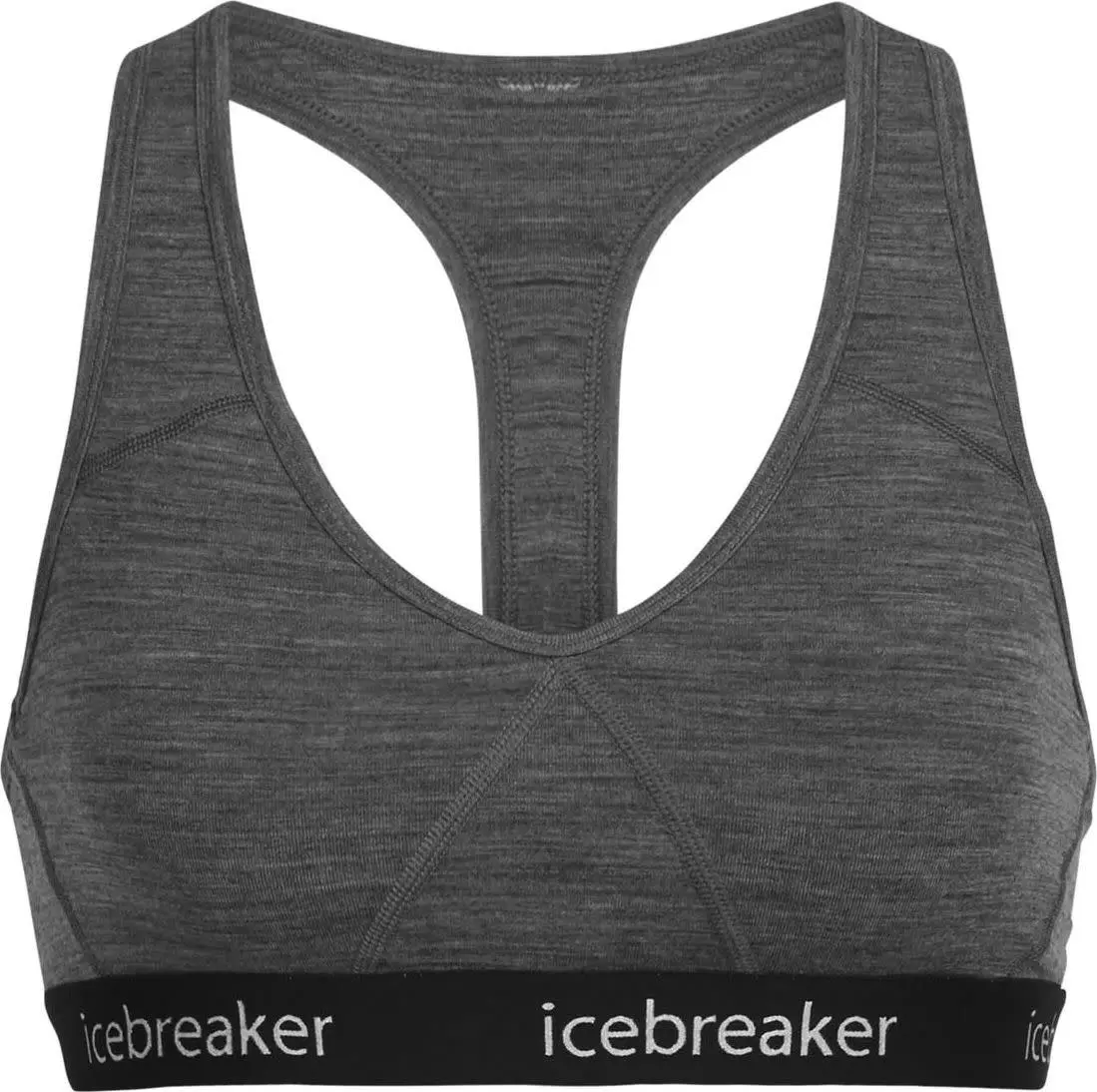 Icebreaker Women's Sprite Racerback Bra Gritstone Hthr