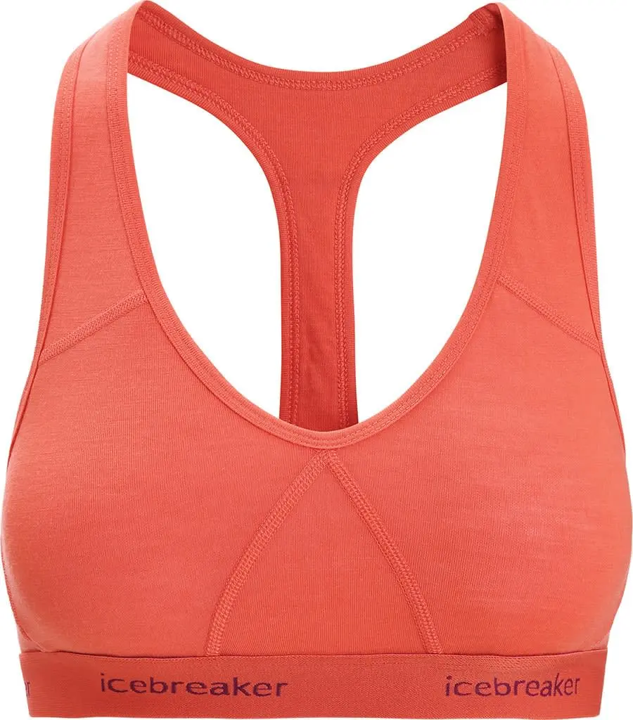 Icebreaker Women's Sprite Racerback Bra Vibrant Earth