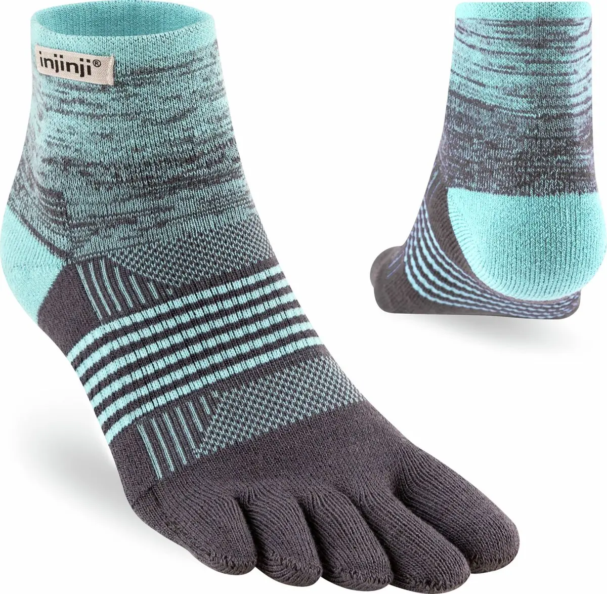 Injinji Women's Trail Midweight Mini-C Coolmax Seascape