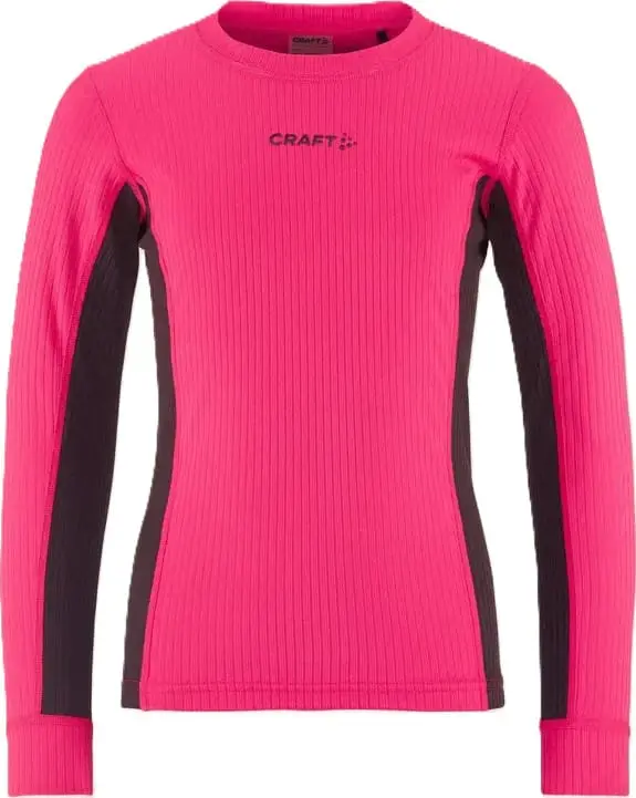 Craft Juniors' Core Dry Baselayer Set Fame/Dark Plum