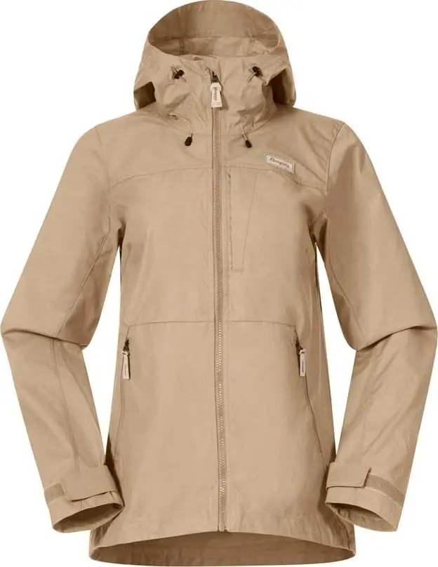 Bergans Women's Nordmarka Leaf Light Wind Jacket Warm Sand