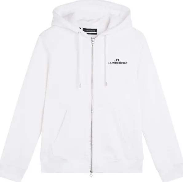 J.Lindeberg Women's Alpha Zip Hood White