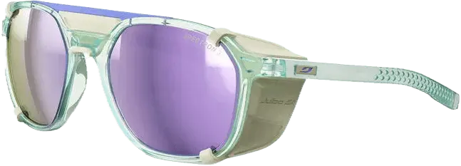 Julbo Slack Cover Spectron 3 Shiny Translucent Mint / Light Gray - Multilayer Light Pink