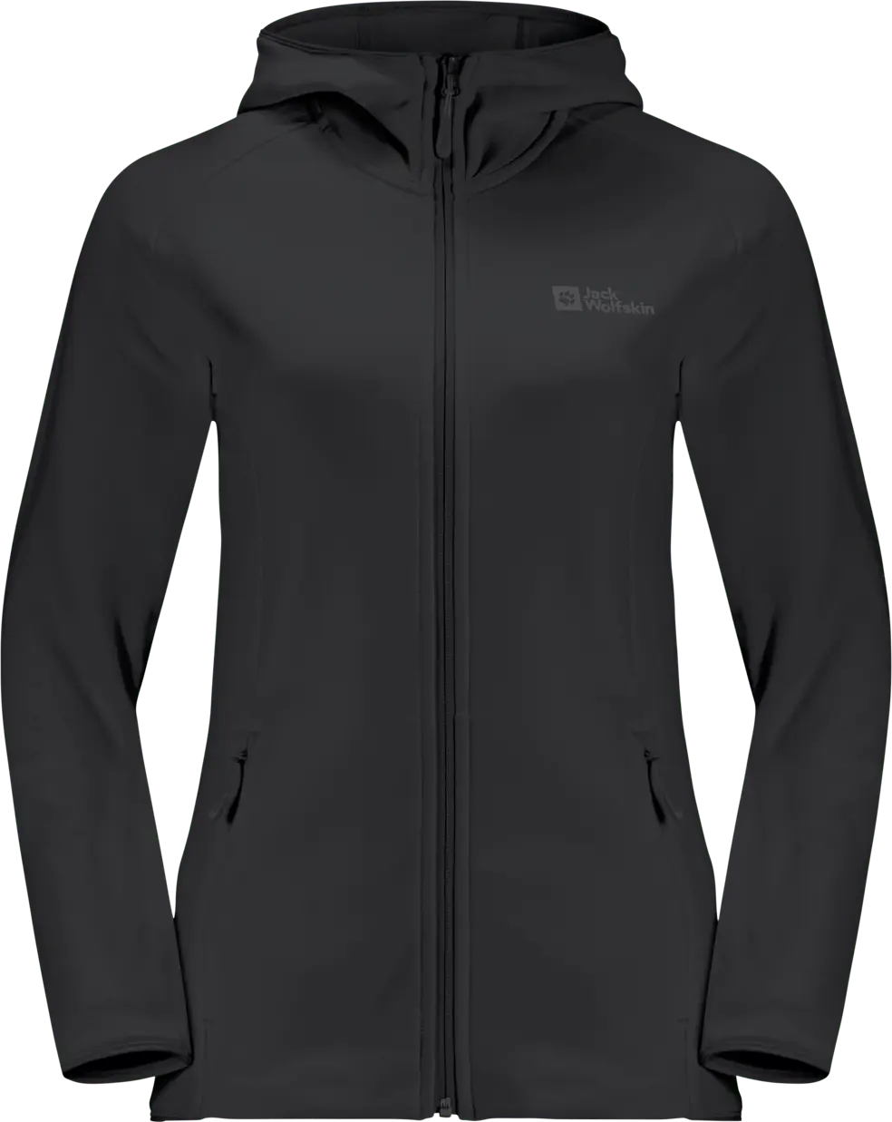 Jack Wolfskin Women's Baiselberg Hooded Full Zip Black
