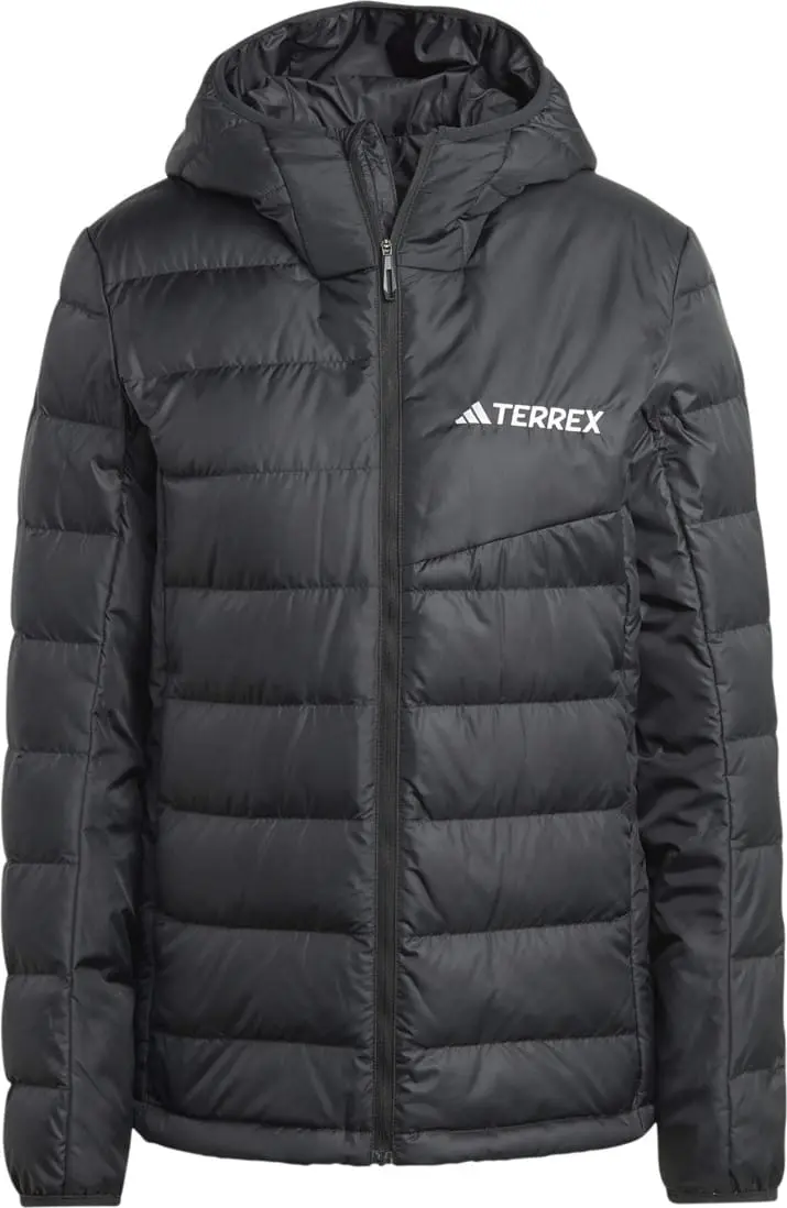 Adidas Women's Terrex Multi Light Down Hooded Jacka Black