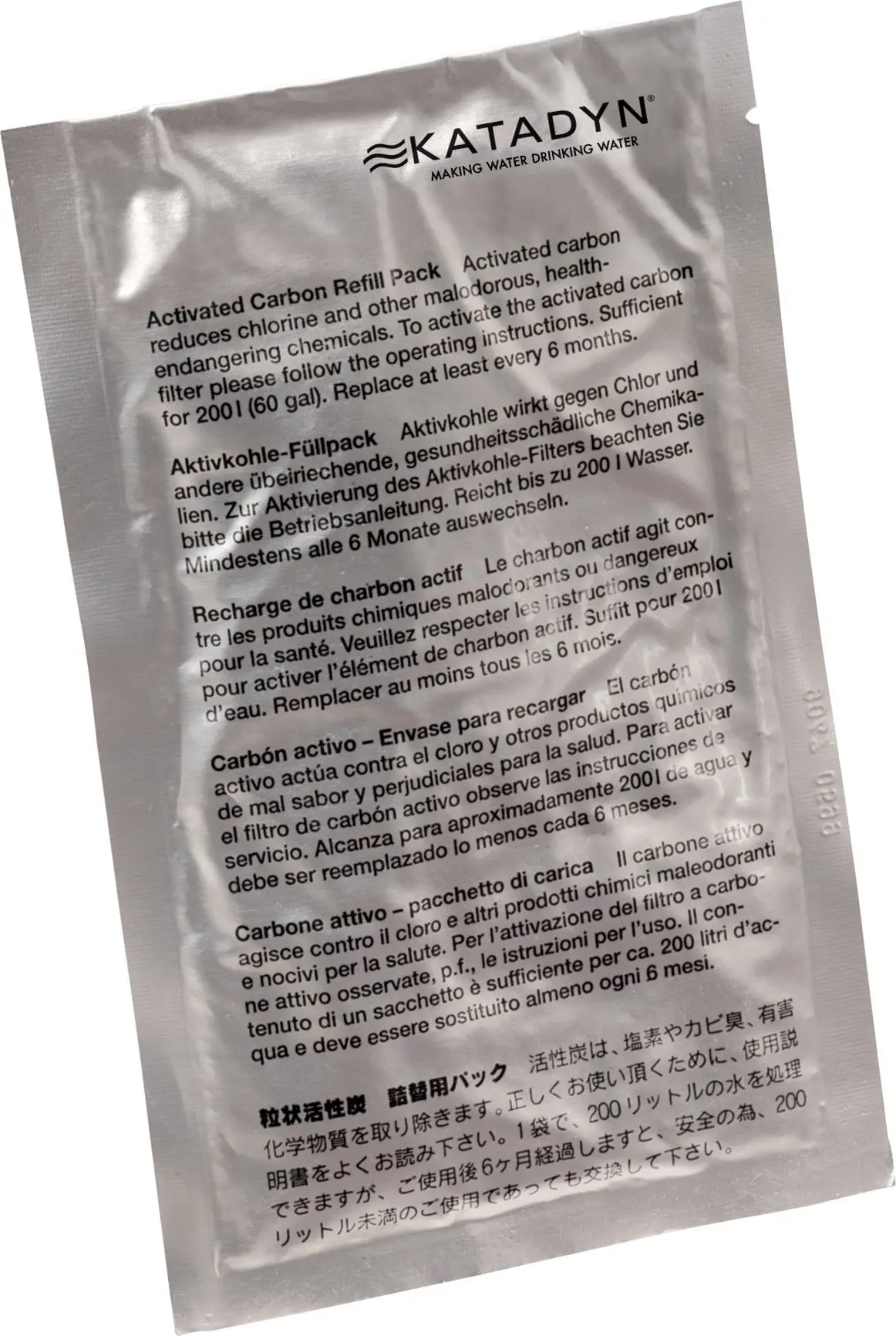 Katadyn Combi Carbon Replacement Pack (2 Pcs) Silver