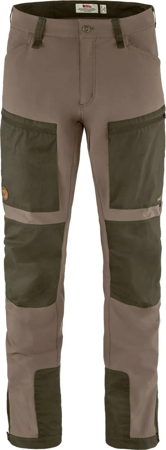 Fjällräven Men's Keb Agile Trousers Suede Brown-dark Olive