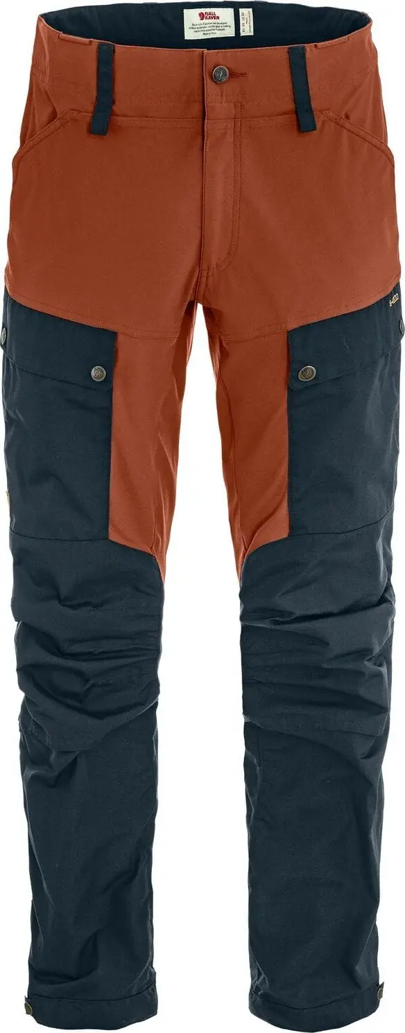 Fjällräven Men's Keb Trousers Dark Navy/Autumn Leaf