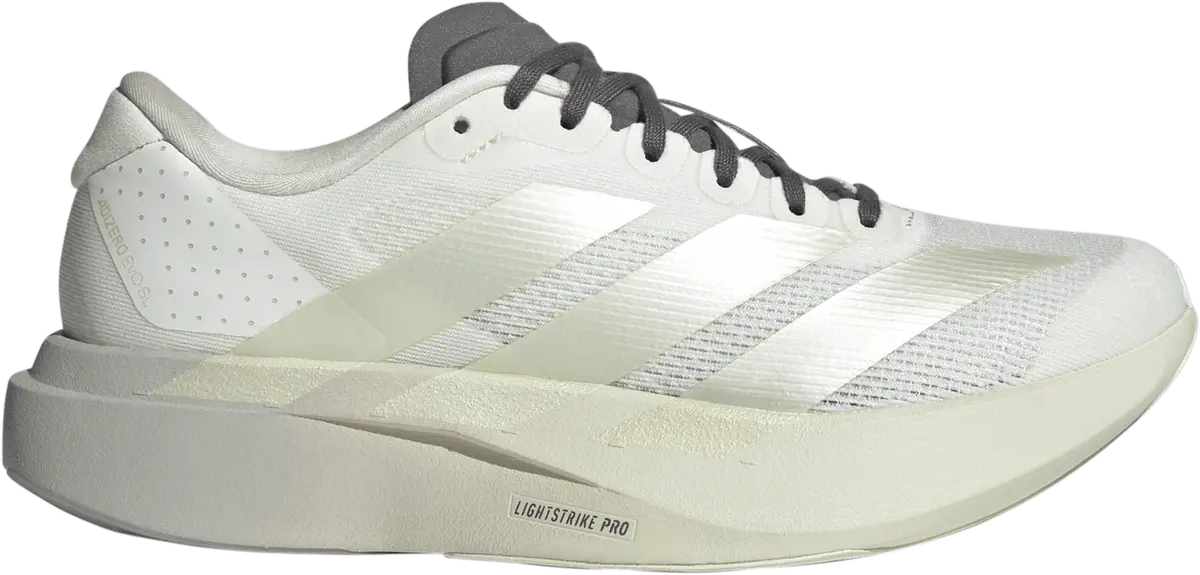 Adidas Women's Adizero Evo SL Off White/Ice Gold Metal/Granite