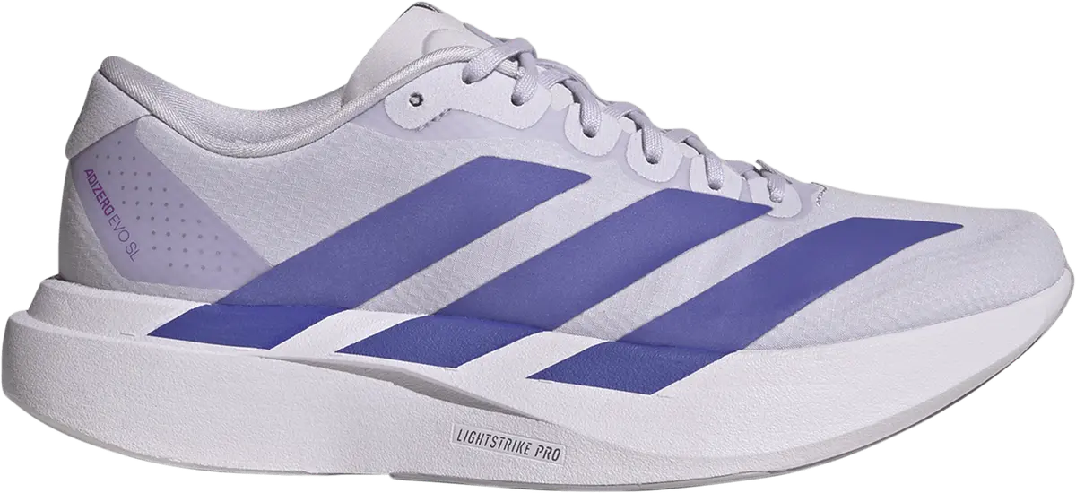 Adidas Women's Adizero Evo Sl Woven Glory Grey / Solar Purple / Purple Tint