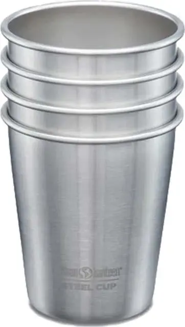 Klean Kanteen Steel Cup 296 ml 4-pack Brushed Stainless