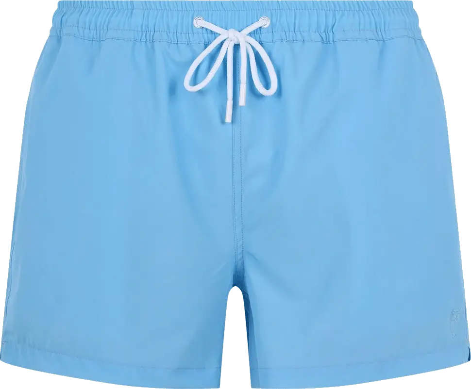 Knowledge Cotton Apparel Men's Bay Stretch Swimshorts Alaskan Blue