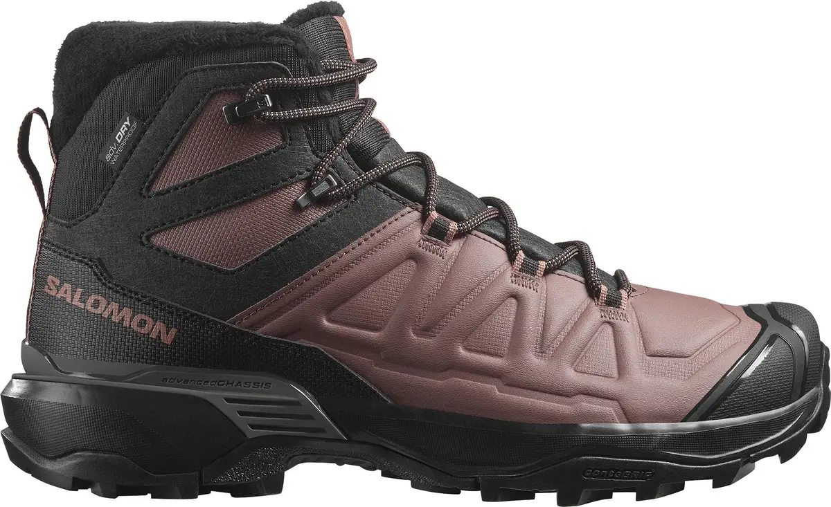 Salomon Women's X Ultra Snowpilot Waterproof Black/Peppercorn/Cognac