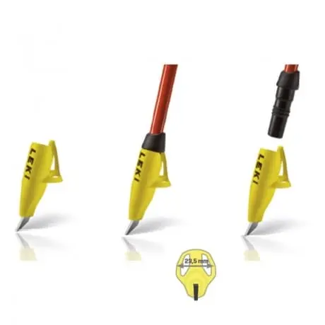 Leki Fin Vario Rollerspitze Yellow