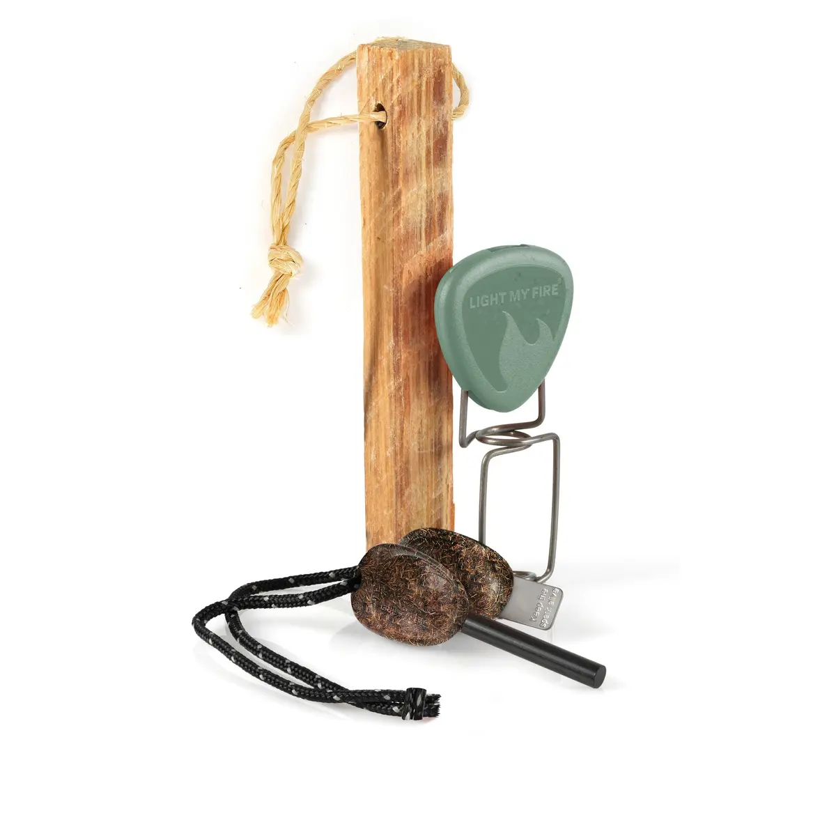 Light My Fire Firelighting Kit Bio Sandy Green/Cocoshell