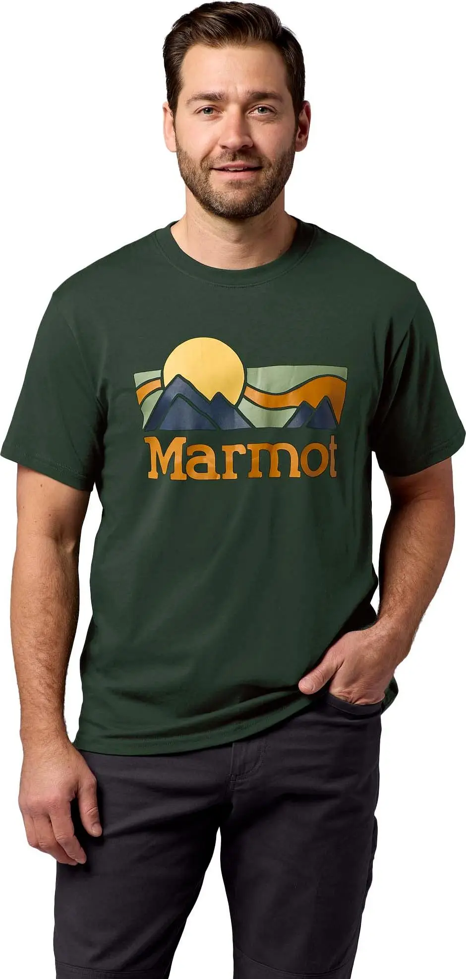 Marmot Men's Coastal Tee Pine Forest
