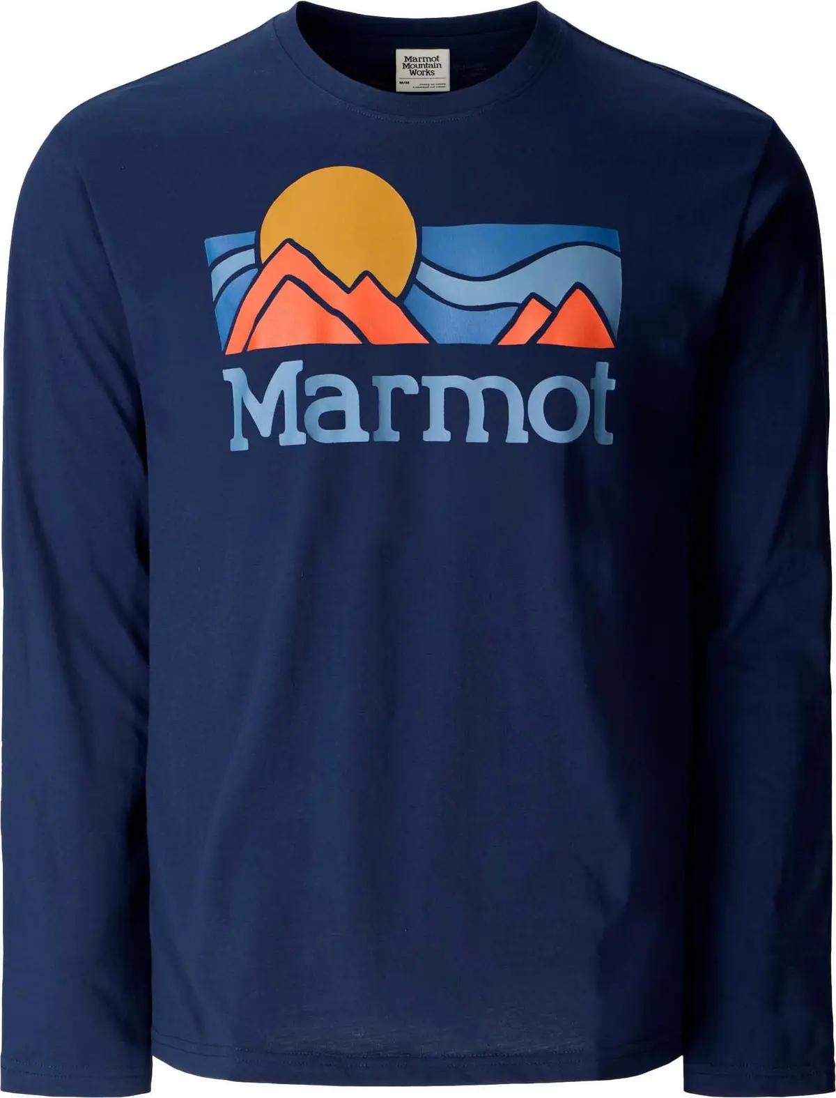 Marmot Men's Coastal Tee Ls Nightfall Navy