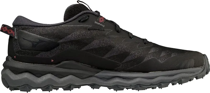 Mizuno Women's Wave Daichi 7 Gore-Tex Black/Iron Gate/Garnet Rose