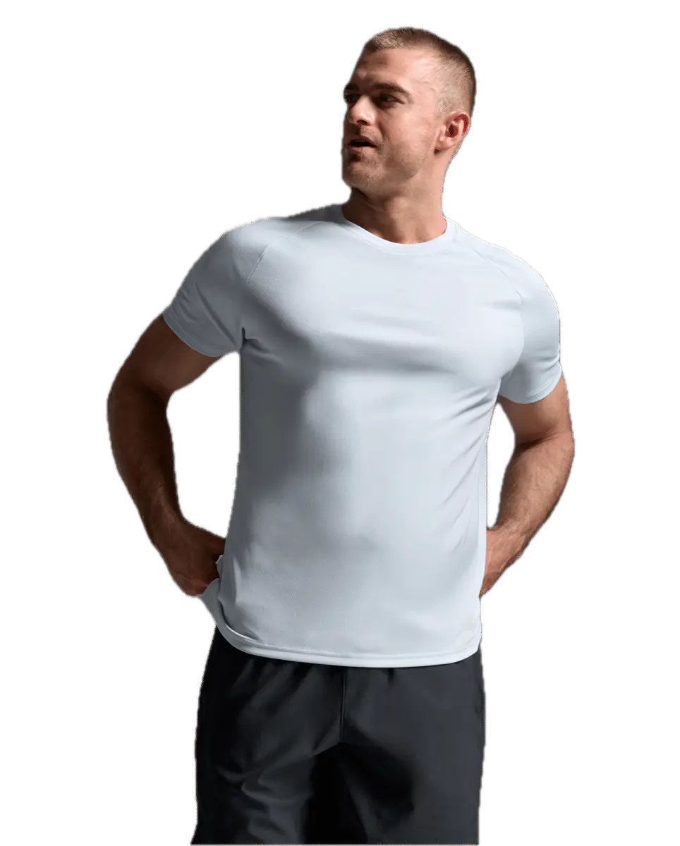 2XU Men'S Aero Mesh Tee Moonstone/black Reflective