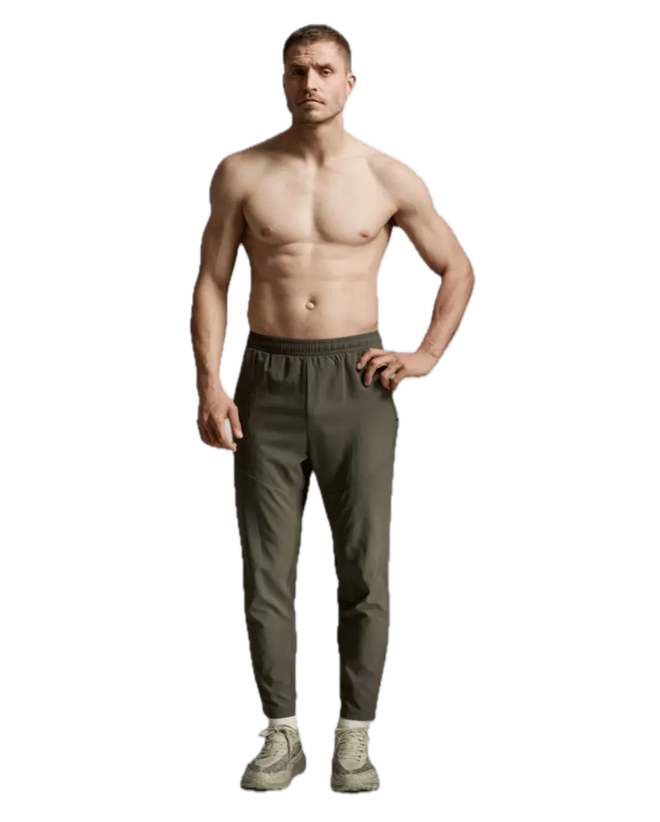 2XU Men'S Aero Woven Jogger Flint/black Reflective