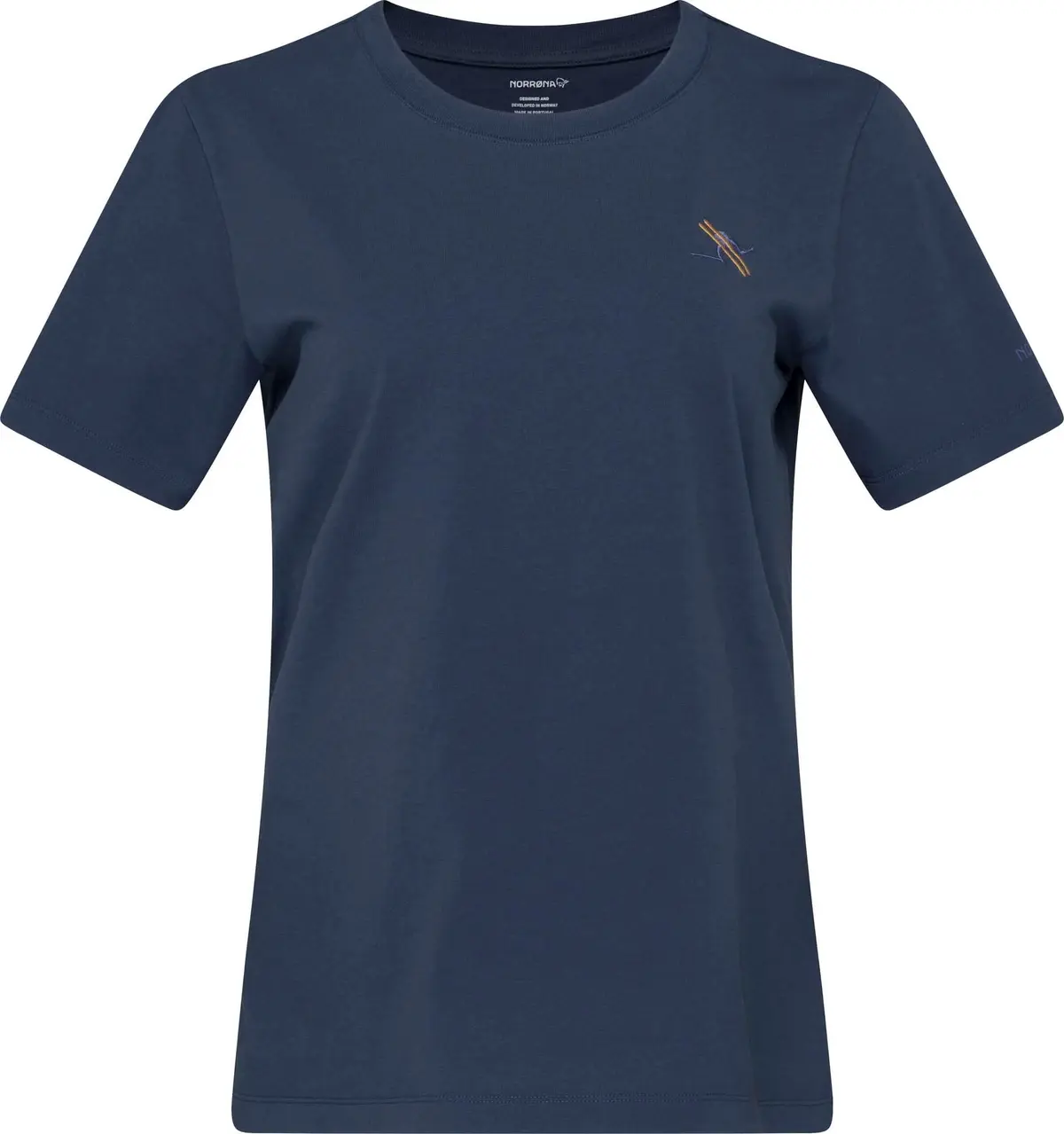 Norrøna /29 Cotton Activity Embroidery T-Shirt W'S Indigo Night