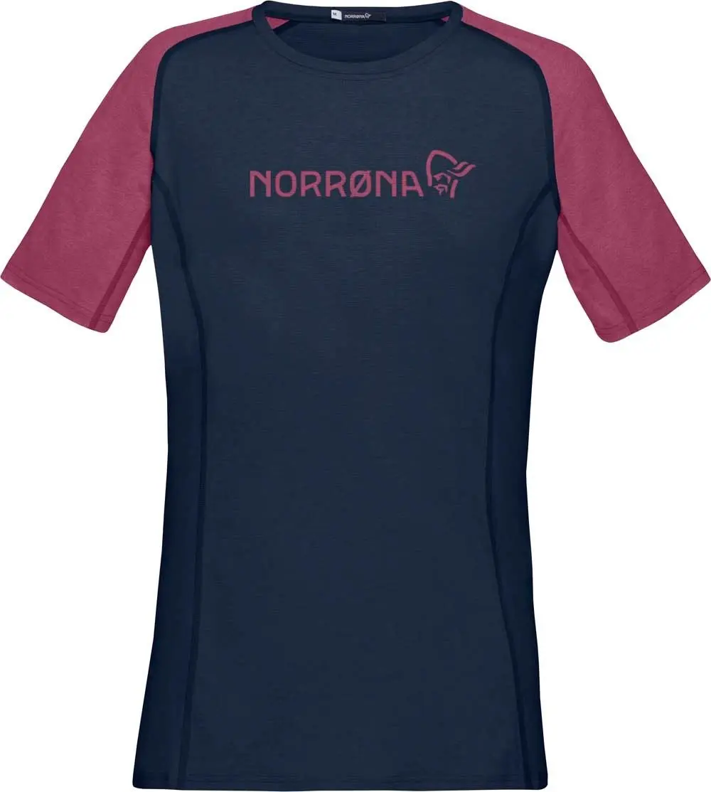 Norrøna Women's Fjørå Equaliser Lightweight T-Shirt Violet Quartz/Indigo Night
