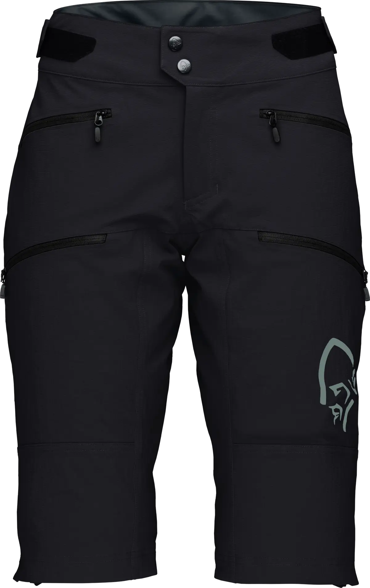 Norrøna Women's Fjørå Flex1 Heavy Duty Shorts Caviar/Castor Grey