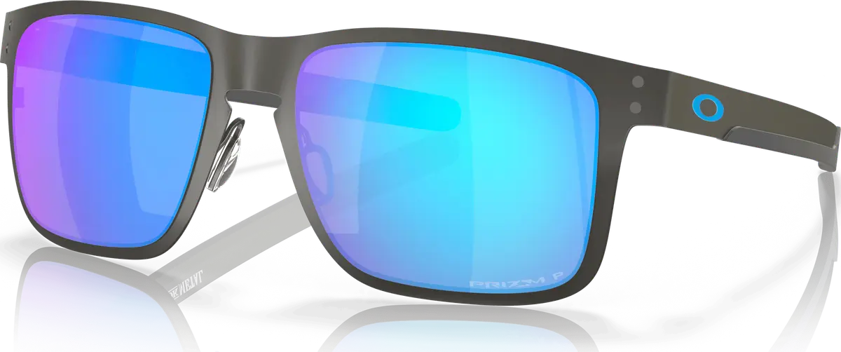 Oakley Holbrook Metal Polarized Matte Gunmetal/Prizm Sapphire Polarized