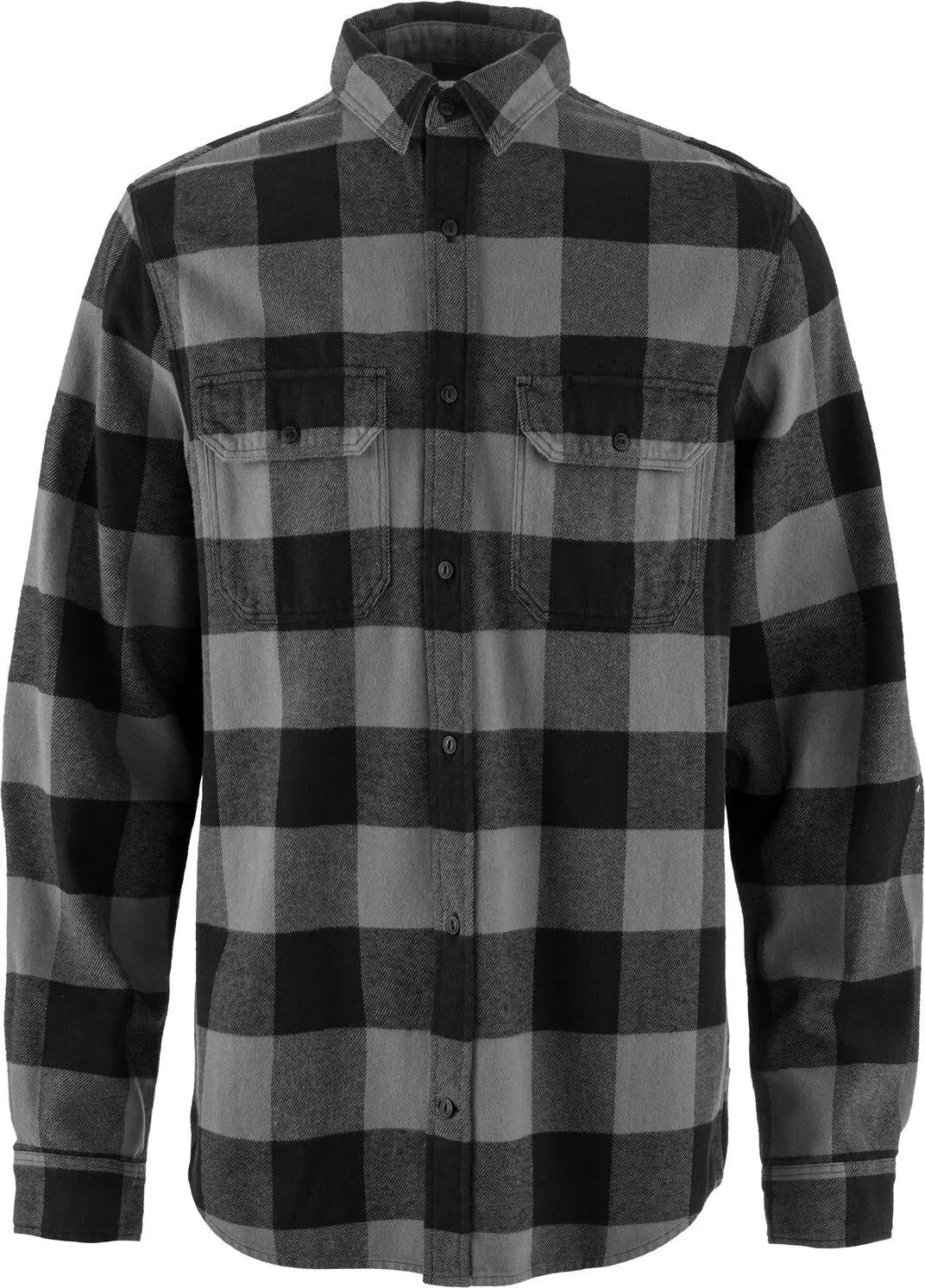 Fjällräven Men's Övik Heavy Flannel Shirt Black-grey
