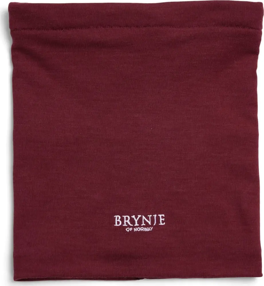 Brynje Arctic Neck w/lacing Chianti