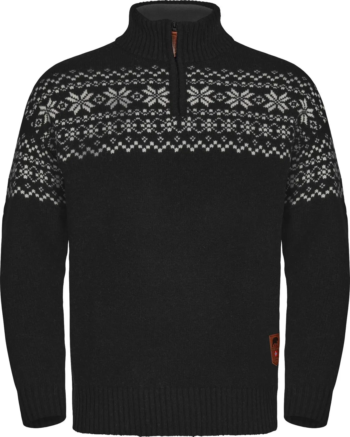 Gridarmor Snøkrystall Hz Ullgenser Men Black/White