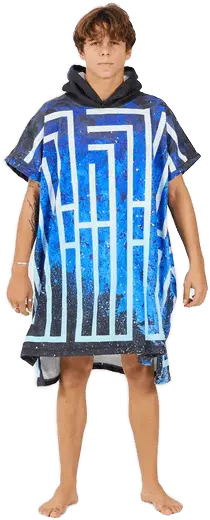 After Essentials Poncho Artist Series Atlas