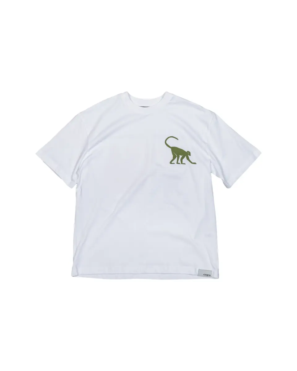 Rúngne Primate Paradigm Tee Oversized Fit White