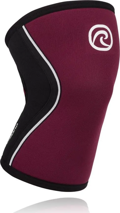 Rehband Rx Knee-Sleeve 5mm Black/Burgundy