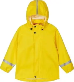 Reima Kids' Shell Raincoat Lampi Yellow
