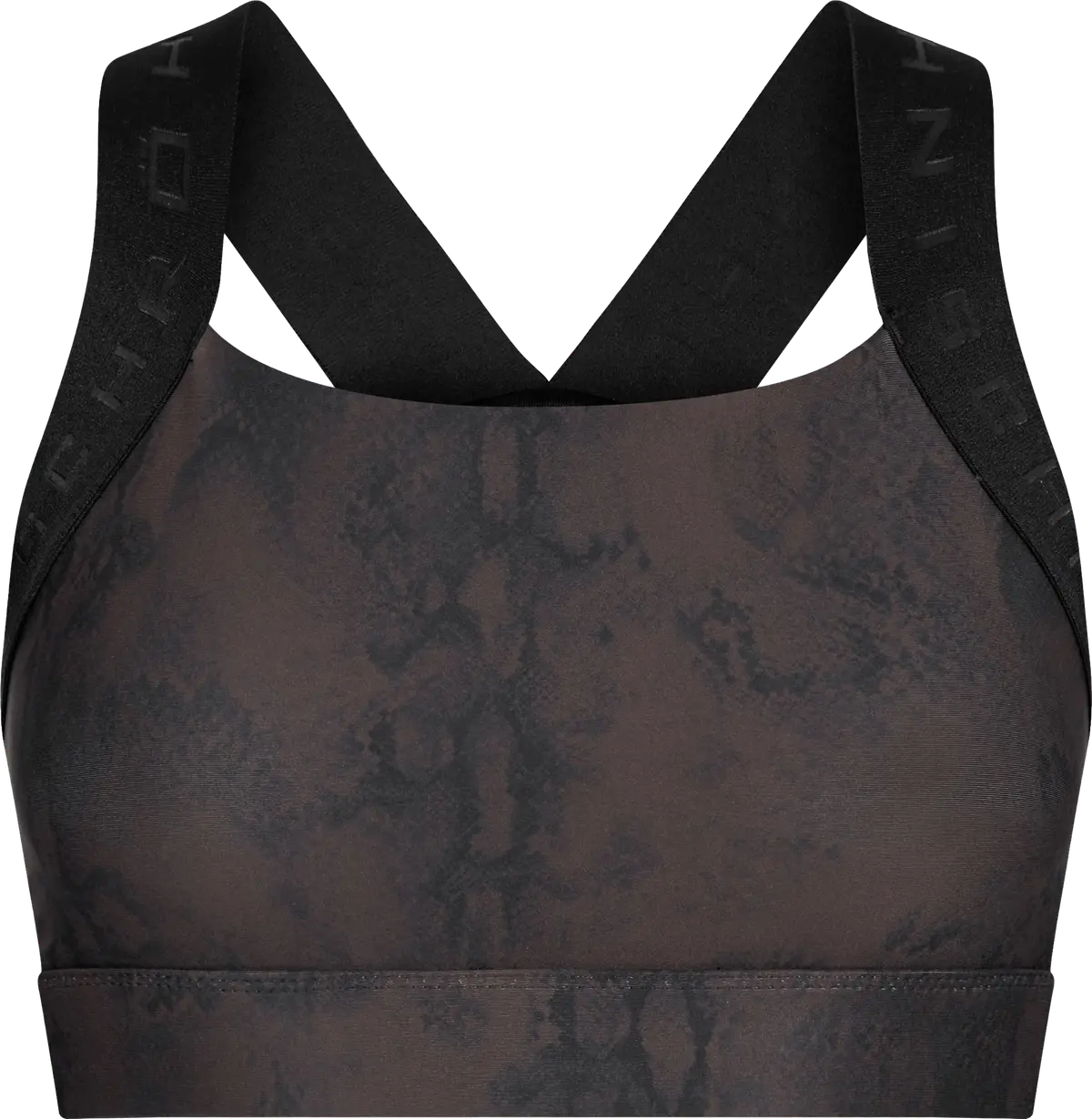 Röhnisch Women's Kay Printed Sports Bra Brown Snake